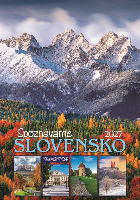 Nástenný kalendár Spoznávame Slovensko 2027 1
