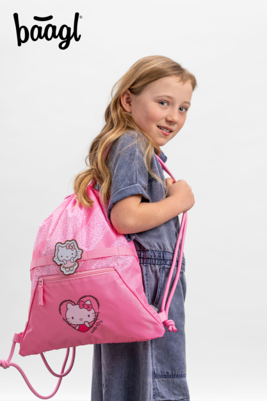 BAAGL SADA 5 Zippy Plus Hello Kitty Sweet Leopard: aktovka, peračník, vrecko, zástera, peň 11