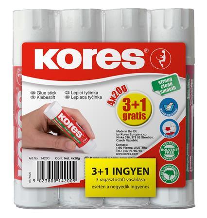 Lepiaca tyčinka, 20 g, 3+1 akciové balenie, KORES 1