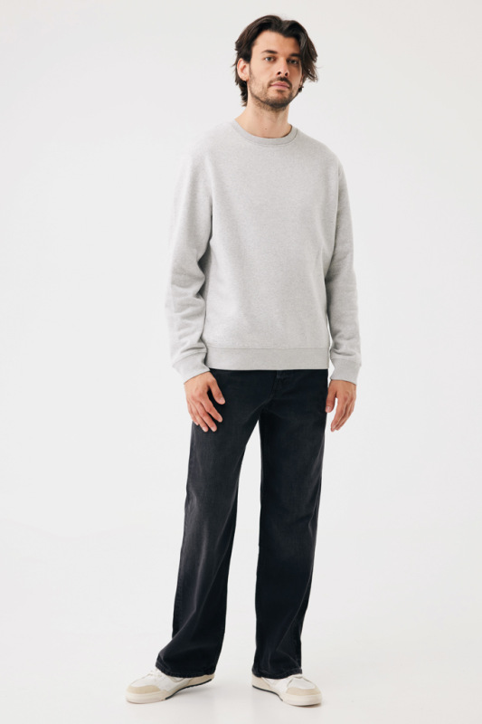 IQONIQ Toria Unisex mikina s okrúhl. výstrihom z rec. bavlny light heather grey XS 10