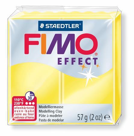 Modelovacia hmota, 57 g, polymérová, FIMO "Effect", priehľadná žltá 1