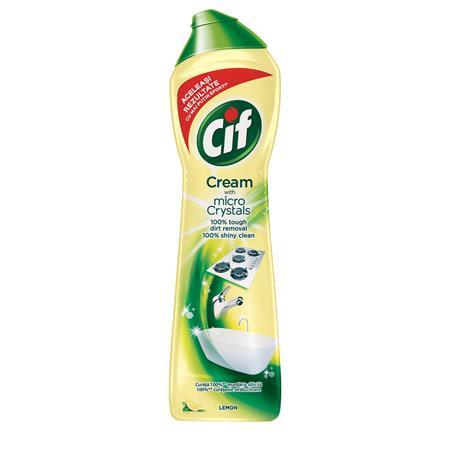 Tekutý prášok 720 g/500 ml,  CIF "Cream", citrón