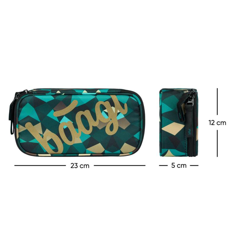 BAAGL Peračník etui Skate Polygon 3