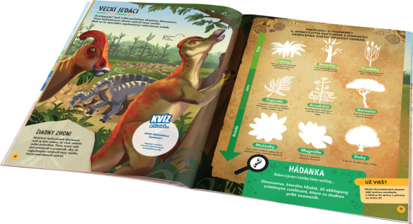 MISIA DINOSAURY – Pátraj a lúšti so samolepkami 2