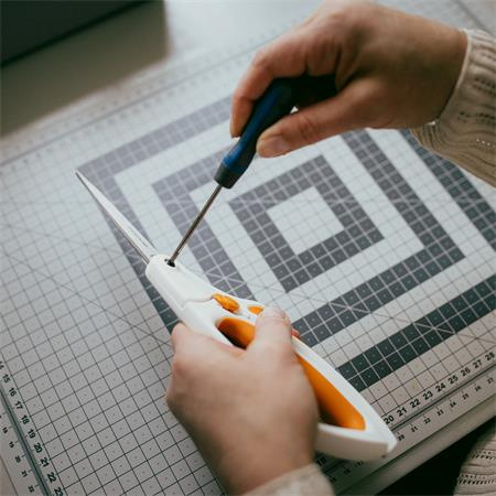 Nožnice na látky, 26 cm, FISKARS "EasyAction™", oranžové 6