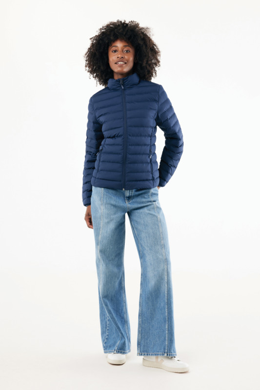 IQONIQ Maiko dámska prešívaná bunda z rec. polyesteru námornícka modrá XL 5