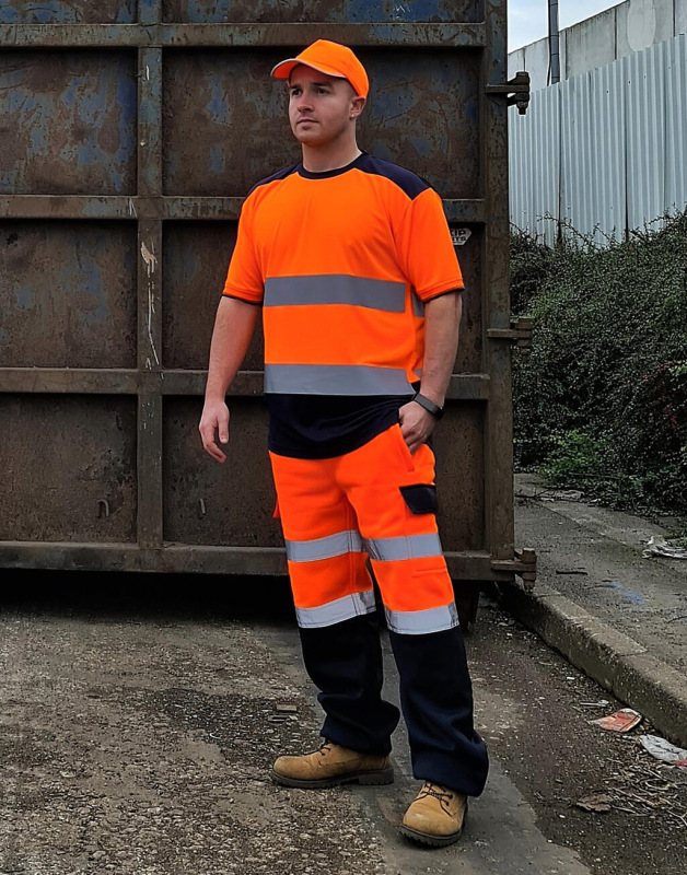 Dvojfarebné tričko Hi-Vis