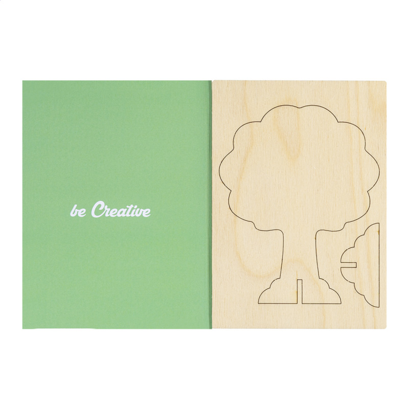 SendCraft vlastná puzzle pohľadnica, strom 3