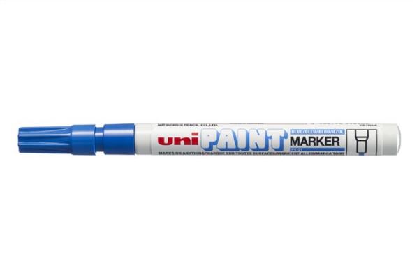 Lakový popisovač, 0,8-1,2 mm, UNI "PX-21", tmavomodrý 1