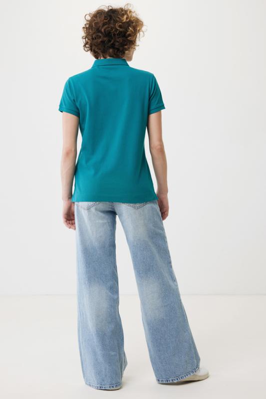 Dámske polo tričko IQONIQ Yosemite z recykl. bavlny verdigris XL 5