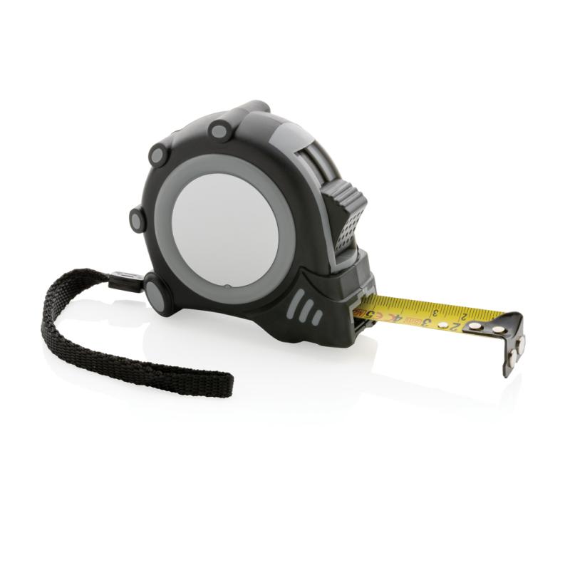 Zvinovací meter Grip 5m/19mm z RCS recykl. plastu sivá 1
