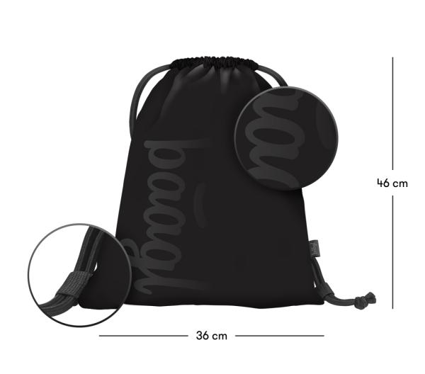 BAAGL SADA 3 Coolmate Black: batoh, peračník, vrecko 15
