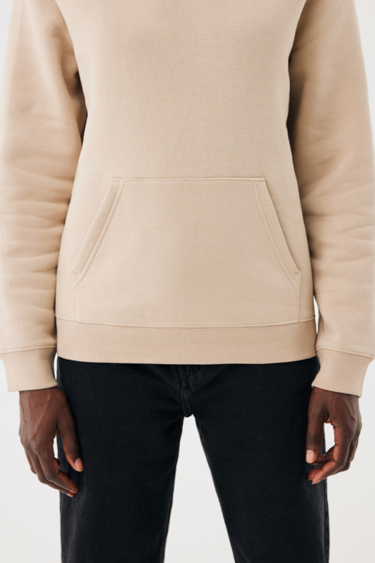 IQONIQ Joshua Unisex mikina s kapucňou z rec. bavlny desert L 16