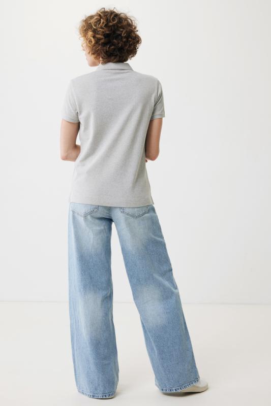 Dámske polo tričko IQONIQ Yosemite z recykl. bavlny heather grey L 6
