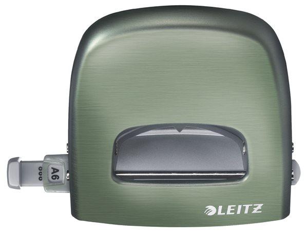 Dierovačka, 30 listov, kovová, LEITZ "Nexxt Style", zelená 3