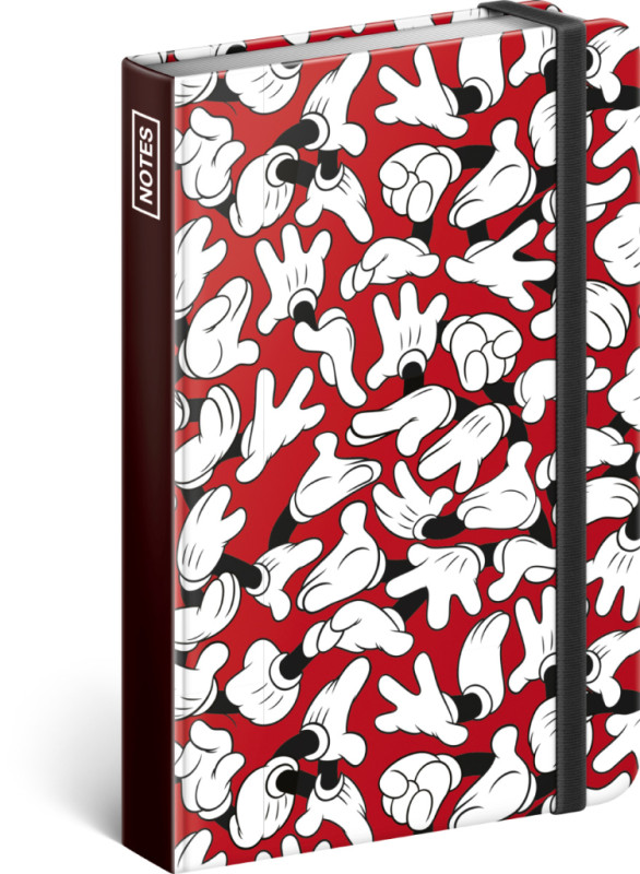 NOTIQUE Notes Mickey, linajkovaný, 11 x 16 cm