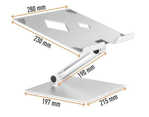 Stojan na notebook, DURABLE "Rise" 3