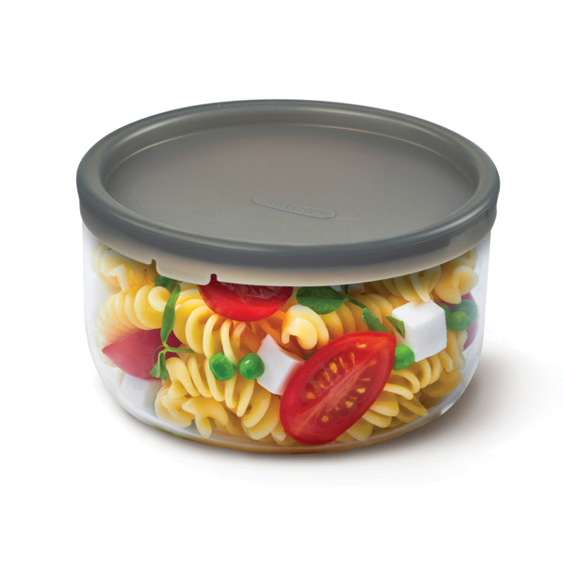 Sklenená miska na jedlo 750ml Black+Blum hnedá 4