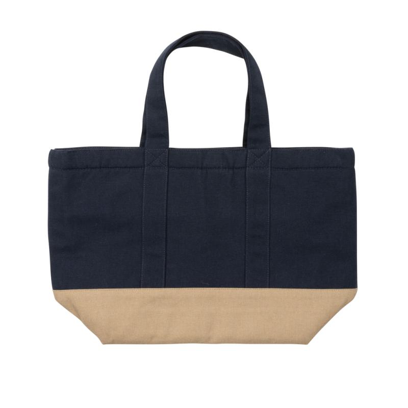 Nefarbená chladiaca taška Impact z 285g recykl. canvas AWARE námornícka modrá 4