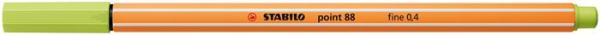 Liner, 0,4 mm, STABILO "Point 88", lime zelený