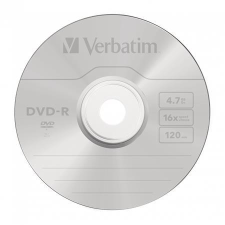 DVD-R disk, AZO, 4,7GB, 16x, 1 ks, klasický obal, VERBATIM 2