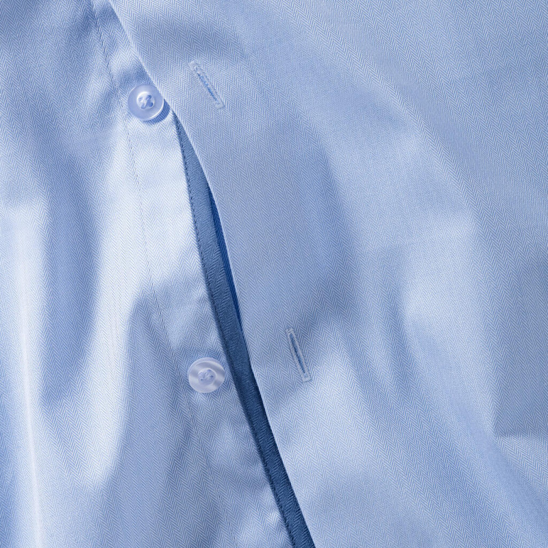Košeľa Tailored Contrast Herringbone 11