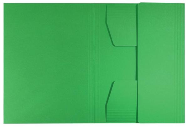 Doska s chlopňami, kartón, A4, LEITZ "Recycle", zelená 3