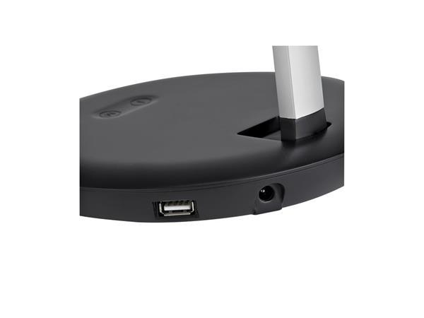 Stolová lampa, LED, nastaviteľná, USB, MAUL "Rubia colour vario", šedá 2