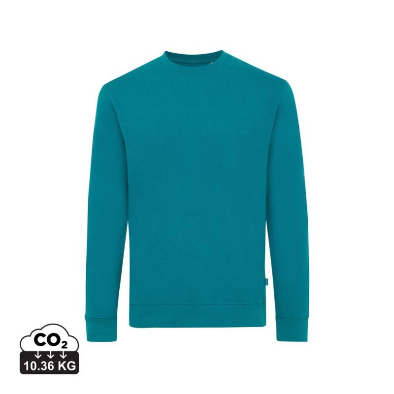 Mikina IQONIQ Zion z recykl. bavlny verdigris XXXL