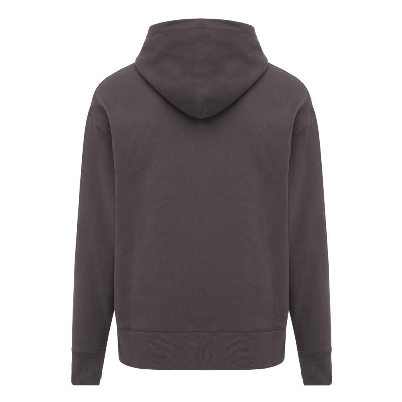 Mikina s kapucňou IQONIQ Yoho relaxed fit z recykl. bavlny antracitová XXXL 2
