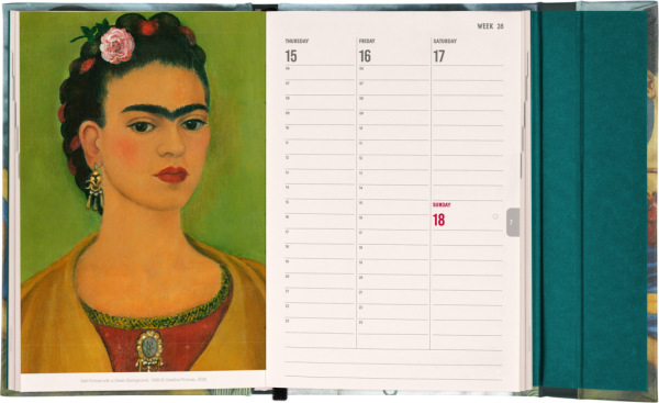 NOTIQUE Magnetic weekly planner Frida Kahlo 2027, 11 x 16 cm 6