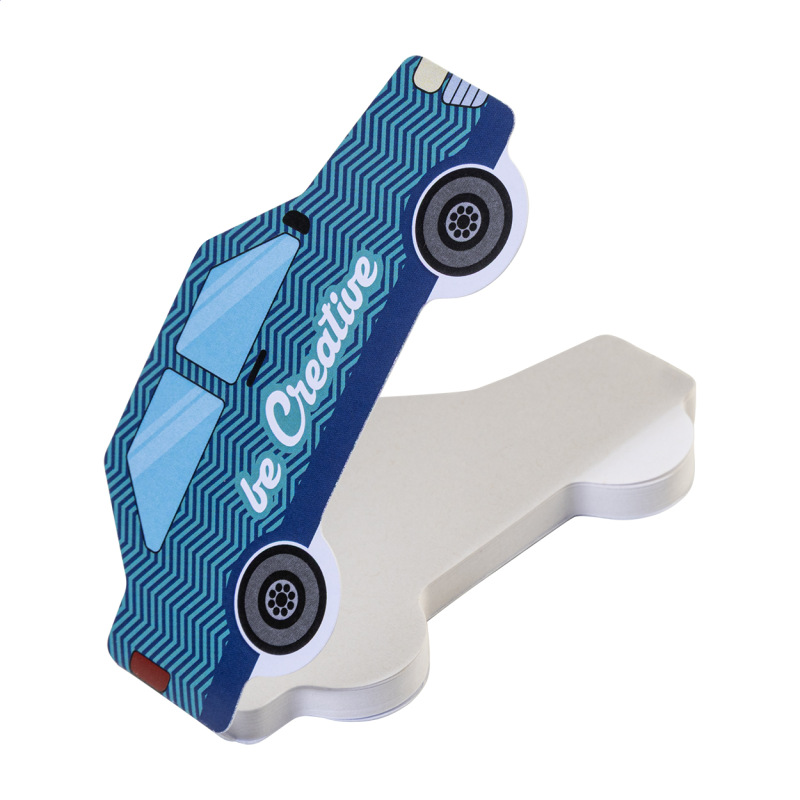 CreaStick Car samolepiaci blok na poznámky na zákazku