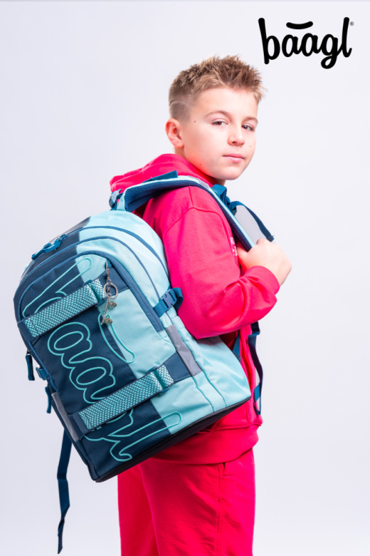 BAAGL Školský batoh Skate Petrol GRS 11