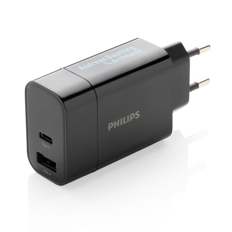 Ultra rýchly PD nabíjací adaptér Philips čierna 5