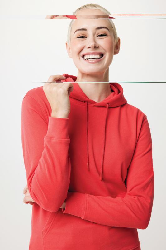 Mikina s kapucňou IQONIQ Jasper z recykl. bavlny luscious red XXXL 14