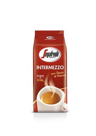 Káva, pražená, zrnková, vákuové balenie, 1000 g, SEGAFREDO "Intermezzo" 1