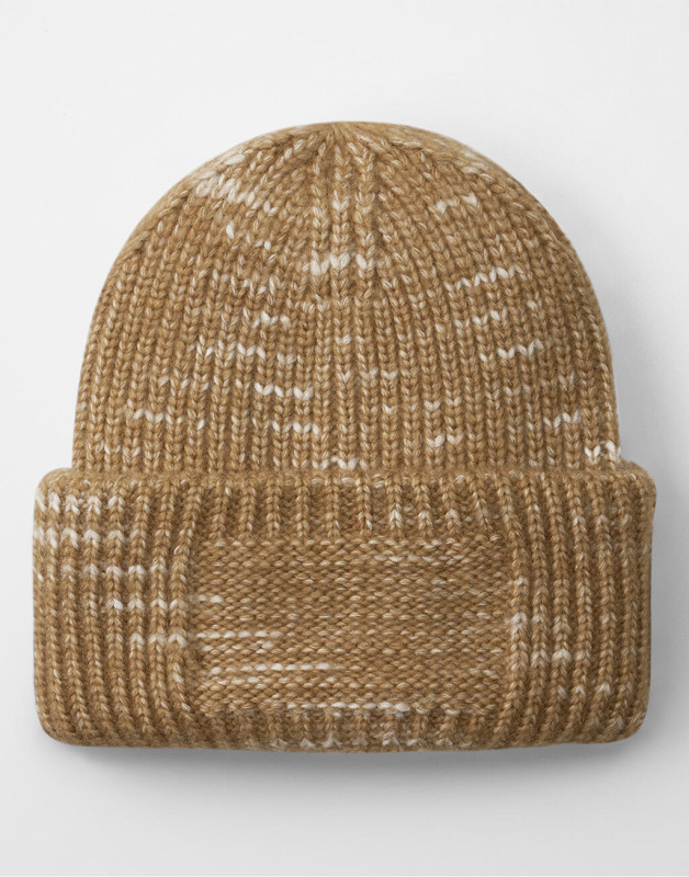 Chunky Knitted Patch Beanie 6
