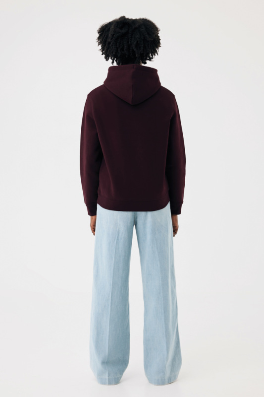 IQONIQ Joshua Unisex mikina s kapucňou z rec. bavlny merlot XL 7