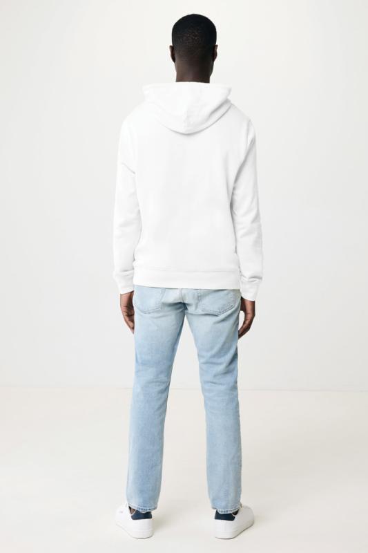 Ľahká mikina s kapucňou IQONIQ Rila z recykl. bavlny recycled white XXS 5