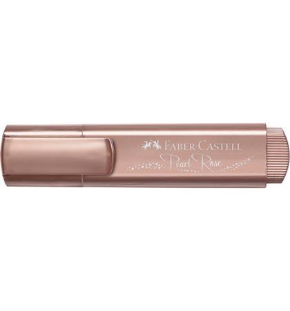 Zvýrazňovač, 1-5 mm, FABER-CASTELL "TL 46", metalická ružová 2