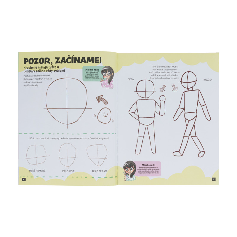 Ako kresliť KAWAII MANGA: POSTAVY – Krok za krokom s MISAKO 1