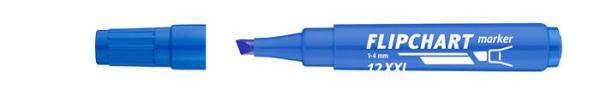 Popisovač na flipchartové tabule,  1-4 mm, zrezaný hrot, ICO "Artip 12 XXL", modrý 1