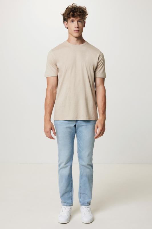 Ľahké tričko IQONIQ Sierra z recykl. bavlny light heather brown XXS 9