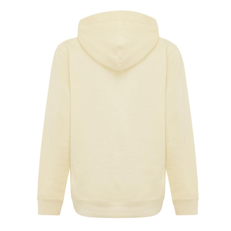 Detská mikina s bočnými vreckami IQONIQ Yengo z rec. bavlny cream yellow 7-8r (122-128cm) 2