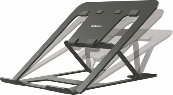 Stojan na notebook, prenosný, FELLOWES "Alumia™, čierny 3