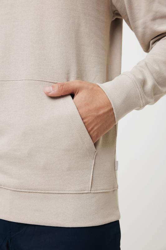 Mikina s kapucňou IQONIQ Jasper z recykl. bavlny desert XL 18