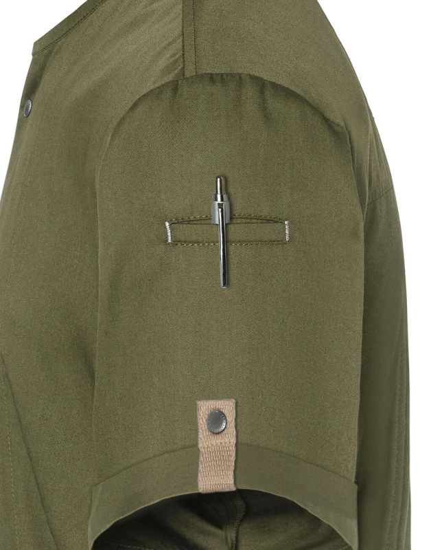 Short-Sleeve Chef Jacket Green-Generation 1