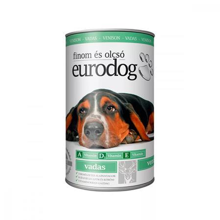 Krmivo pre psy, konzerva, 1240 g, EURODOG, divina 1