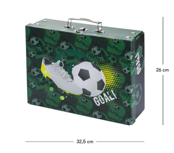 BAAGL Skladací školský kufrík Futbal 4