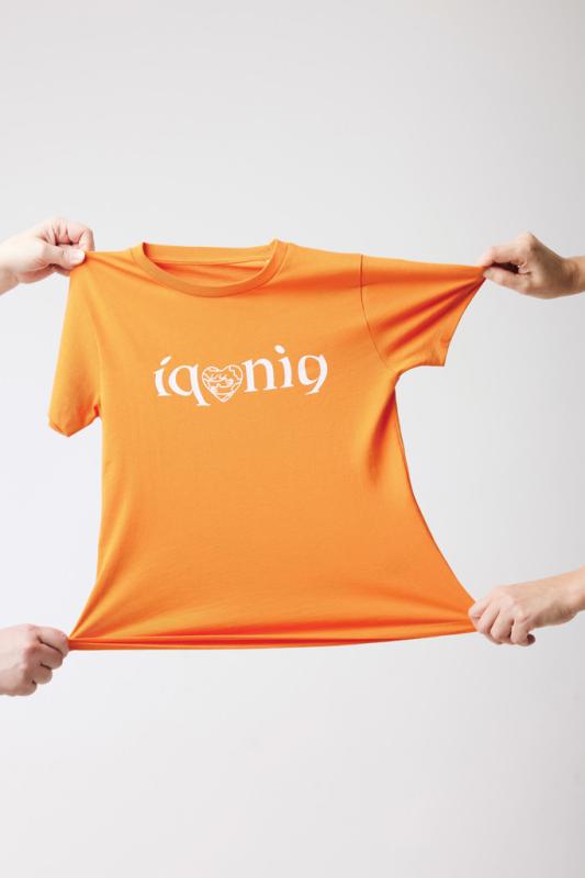 Detské tričko IQONIQ Koli z recykl. bavlny oranžová 7-8r (122-128cm) 4